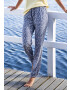 VIVANCE Pantaloni bleumarin / albastru deschis / roz pal - Pled.ro