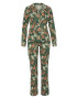 VIVANCE Pijama crem / maro / verde / portocaliu - Pled.ro