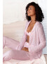 VIVANCE Pijama 'Dreams' roz deschis / alb - Pled.ro