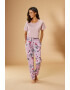 VIVANCE Pijama mai multe culori / roz pal - Pled.ro