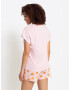 VIVANCE Pijama portocaliu / roz pal - Pled.ro