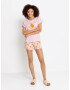 VIVANCE Pijama portocaliu / roz pal - Pled.ro