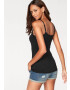 VIVANCE Top negru / alb - Pled.ro