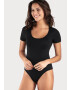 VIVANCE Tricou body negru / alb - Pled.ro