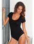 VIVANCE Tricou body negru / alb - Pled.ro