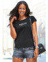 VIVANCE Tricou negru / alb - Pled.ro