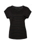 VIVANCE Tricou portocaliu / negru - Pled.ro