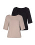 VIVANCE Tricou roz / negru - Pled.ro