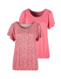 VIVANCE Tricou roz pitaya / alb - Pled.ro