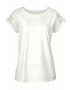 VIVANCE Tricou turcoaz / alb natural - Pled.ro