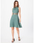 Vera Mont Rochie de cocktail gri argintiu / verde smarald - Pled.ro