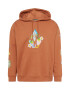 Volcom Bluză de molton maro caramel / galben / verde deschis / alb - Pled.ro