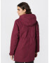 Volcom Parka de iarnă 'LESS IS MORE' roșu burgundy - Pled.ro