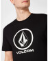 Volcom Tricou 'CRISP' negru / alb - Pled.ro