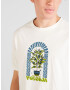 Volcom Tricou 'Delights Farm To Yarn' albastru / verde stuf / negru / alb - Pled.ro