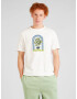 Volcom Tricou 'Delights Farm To Yarn' albastru / verde stuf / negru / alb - Pled.ro