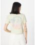 Volcom Tricou verde pastel / alb - Pled.ro