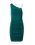 WAL G. Rochie de cocktail 'KARL' auriu / verde smarald - Pled.ro