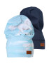 Walkiddy Căciulă 'Beanie' bleumarin / albastru deschis / gri / negru / alb - Pled.ro