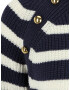 Wallis Petite Pulover 'Breton' bleumarin / alb - Pled.ro