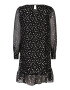 Wallis Petite Rochie negru / argintiu - Pled.ro