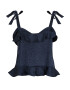 Wallis Petite Top bleumarin / negru - Pled.ro