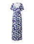 Wallis Rochie bleumarin / cyan / alb - Pled.ro