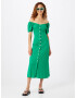 Warehouse Rochie tip bluză verde - Pled.ro