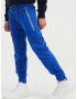 WE Fashion Pantaloni albastru cobalt / negru / alb - Pled.ro