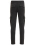 WE Fashion Pantaloni gri / negru - Pled.ro