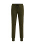 WE Fashion Pantaloni kaki / alb - Pled.ro