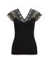 WE Fashion Top negru - Pled.ro