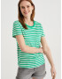 WE Fashion Tricou crem / verde - Pled.ro