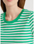 WE Fashion Tricou crem / verde - Pled.ro