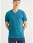 WE Fashion Tricou cyan - Pled.ro