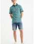 WE Fashion Tricou cyan / verde smarald / verde deschis / alb - Pled.ro