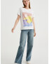 WE Fashion Tricou galben / mov deschis / roz pal / alb - Pled.ro