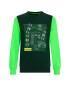 WE Fashion Tricou galben / verde pin / verde neon / alb - Pled.ro