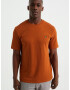 WE Fashion Tricou maro caramel - Pled.ro