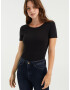 WE Fashion Tricou negru - Pled.ro