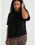 WE Fashion Tricou negru - Pled.ro