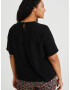 WE Fashion Tricou negru - Pled.ro