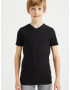 WE Fashion Tricou negru - Pled.ro