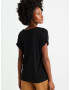 WE Fashion Tricou negru - Pled.ro