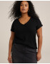 WE Fashion Tricou negru - Pled.ro