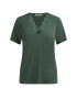 WE Fashion Tricou verde închis - Pled.ro