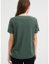 WE Fashion Tricou verde închis - Pled.ro