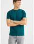 WE Fashion Tricou verde închis - Pled.ro