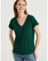 WE Fashion Tricou verde închis - Pled.ro