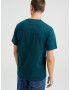 WE Fashion Tricou verde smarald / alb - Pled.ro